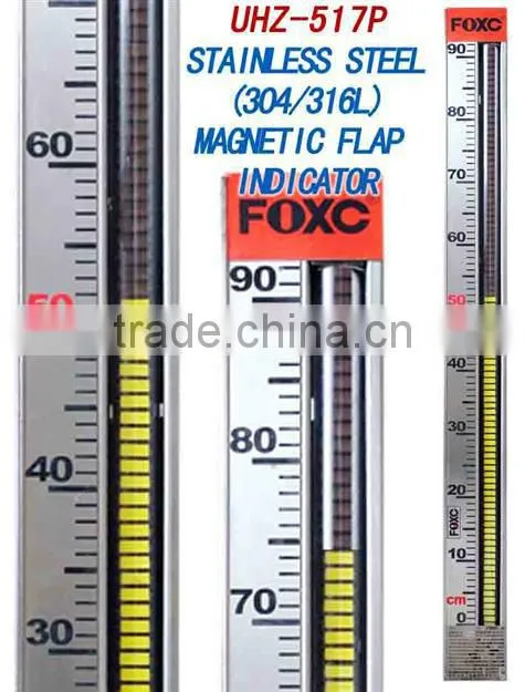 UHZ 517T35 top mounted level measuring instruments for magnetic level gauge PTFE coated without protection tube