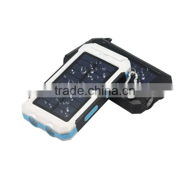 Universal portable compass usb 8000mah waterproof mobile phone powerbank