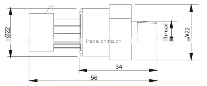 4-20ma Engine Oil Pressure Sensor for Automobile Industry