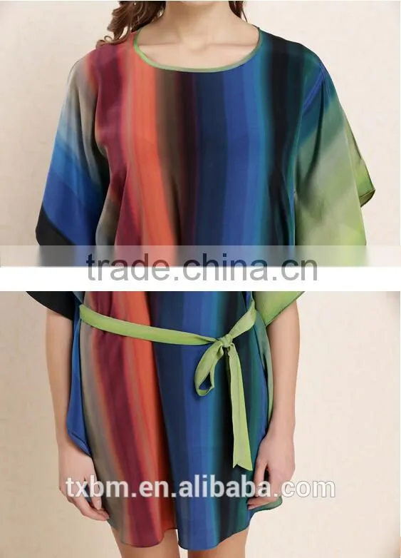 loose comfortable short sleeve silk pajama