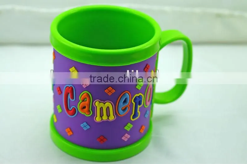 Unique exquisite craft 3D soft pvc rubber mug
