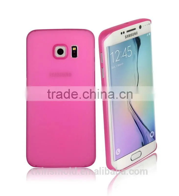 Factory precise injection mold Soft back cover PP smart phone cases For Samsung S6 edge