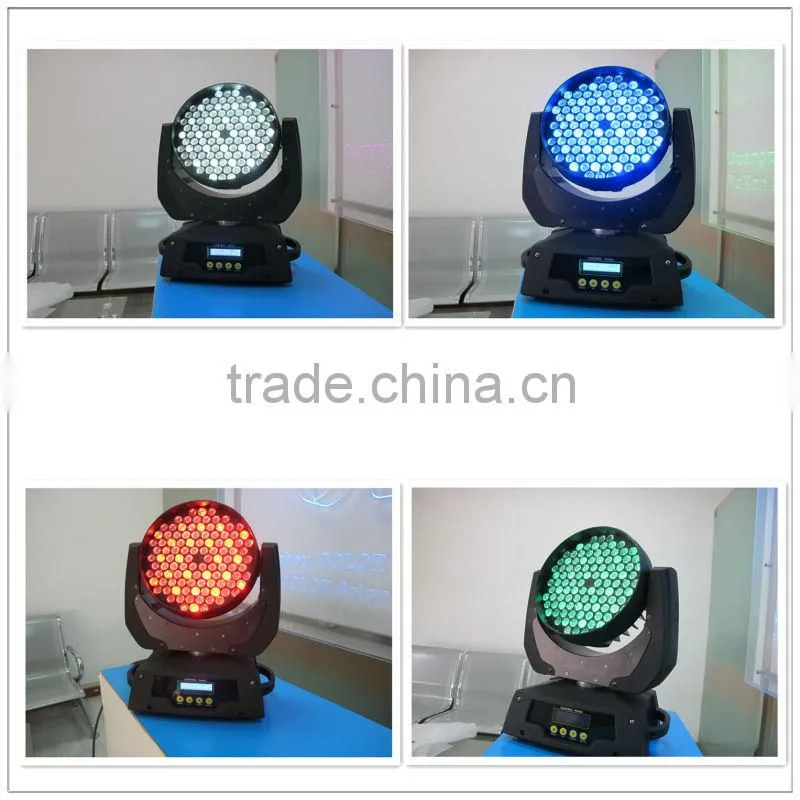 108x3w rgbw led moving wash stage equipment