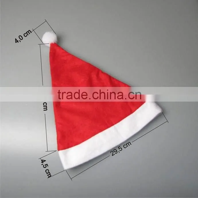 100% polyester felt christmas hat