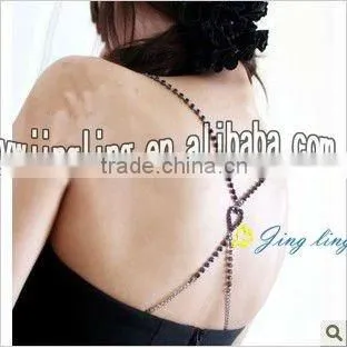 2012 lastest rhinestone and crystal apple bra strap shoulder pads