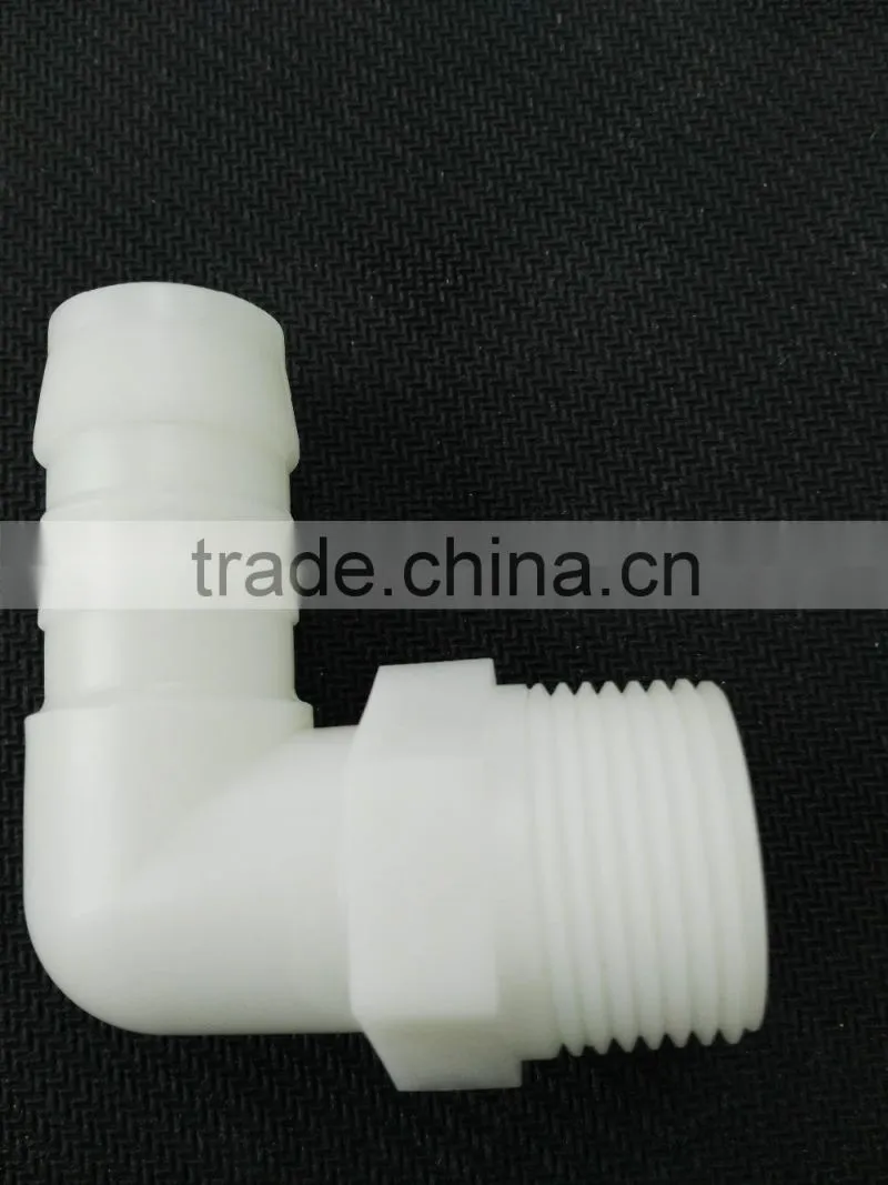 High quality PP/PC/ABS transparent clear angle droit pipe connection Plastic Tubes