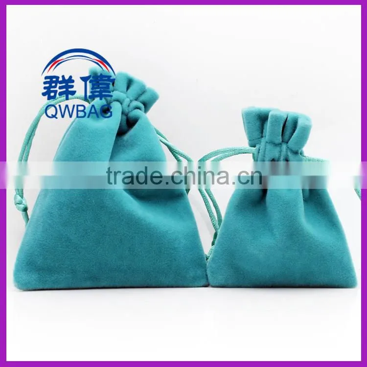 velvet drawstring bag for jewelry packaging, drawstring velvet bag