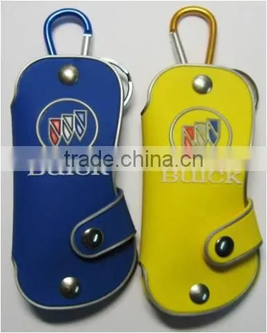 Soft PVC Custom car logo key case