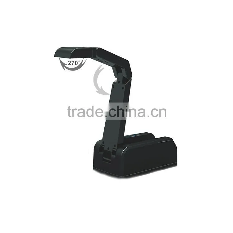 6X zoom 270 degree rotation VGA and USB interface visualizer A4 document camera