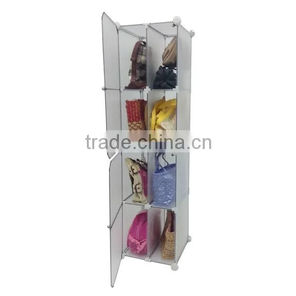 Plastic wardrobe storage organizer closet box
