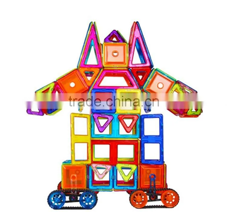 Intelligent connecting building block plastic kids magnetic blocks