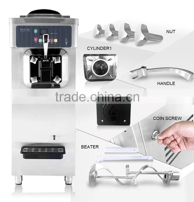 Pasmo best sell table top model frozen yoghurt ice cream making machine