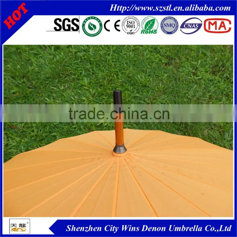 High quality straight elegant wooden umbrella,fashion wooden automatic umbrella from China suppliers,wooden handle umbrella