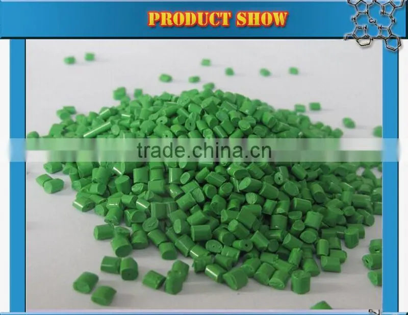 Green color masterbatch for PE bags