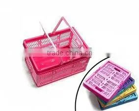 Plastic Shopping Folding Basket