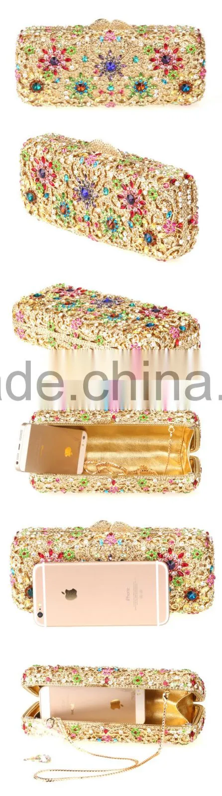 Handmade Crystal Purse India Crystal Evening Bag