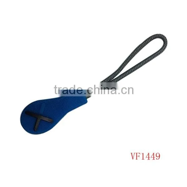outdoor garment tpu rubber zip pull