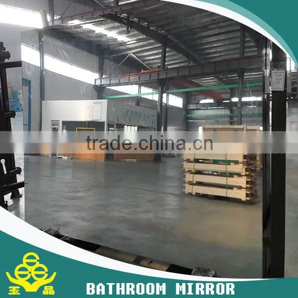 yujing big sheet silver mirror glass wholesale in china factory