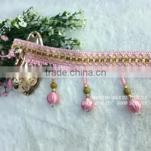 wholesale curtain tassel fringes for home textile accessory
