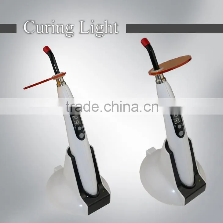 1400mw/cm2 plastic oled screen wireless dental led curing light