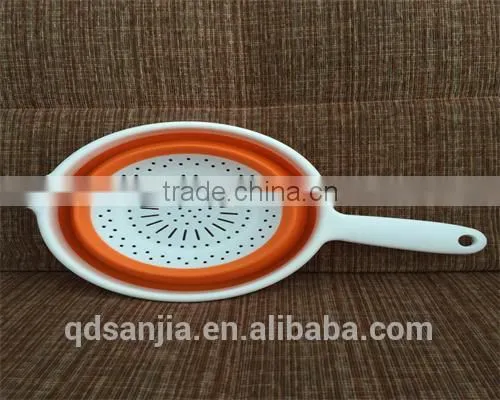 Foldaway Colander Foldable Colander Round Plastic Strainer