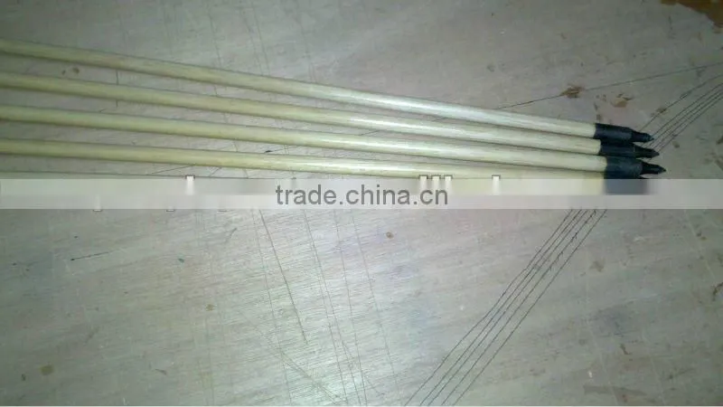 wooden arrow