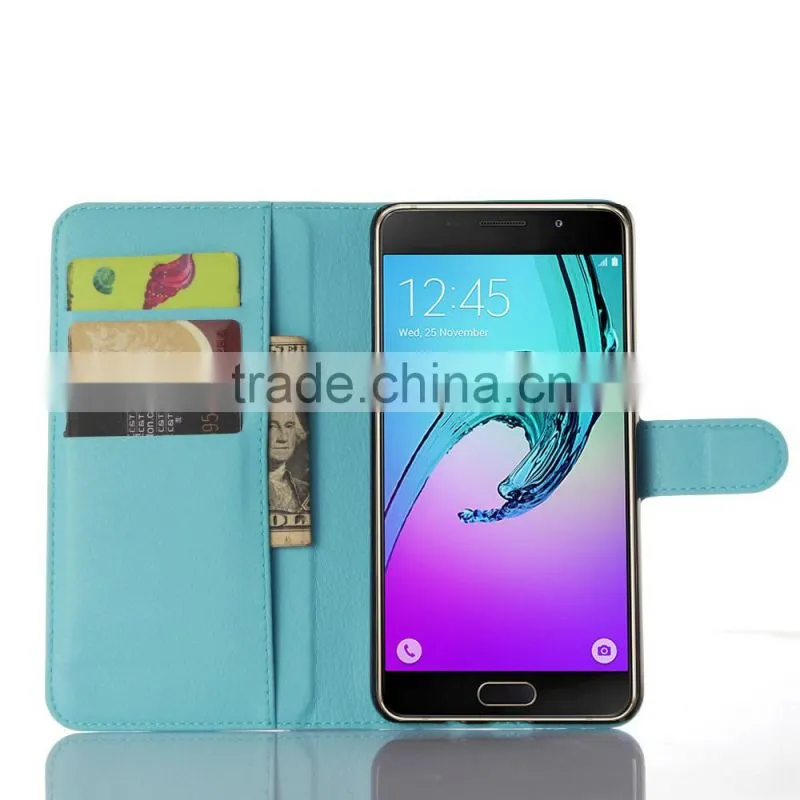 High Quality Leather Holster Card Wallet Folio Stand Flip Case Cover for Samsung GALAXY A9