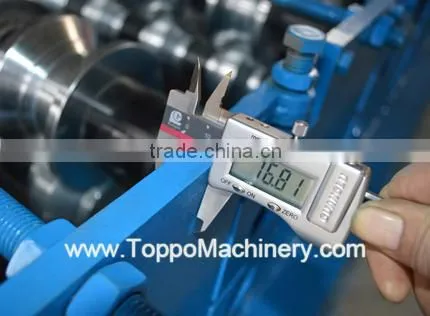 Glazed Aluminum Metal Roof Ridge Cap Roll Forming Machine