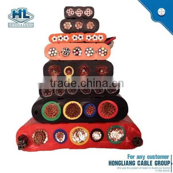 Producing Best Quality 3.6/6 6/10 8.7/15KV Movable Flexible Rubber Sheathed Mining Cable