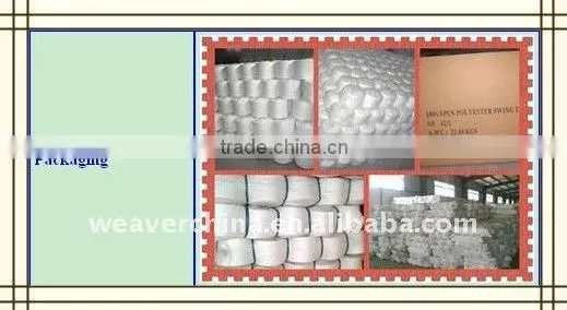 100 PCT Poly Poly Core Spun Yarn Price 16 3