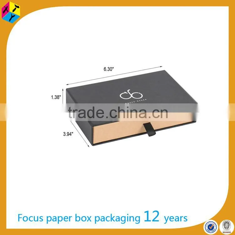 kraft paper packaging slide open box