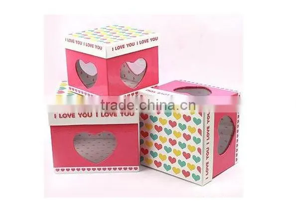 Colorful die cut handle bag/ gift packaging bags