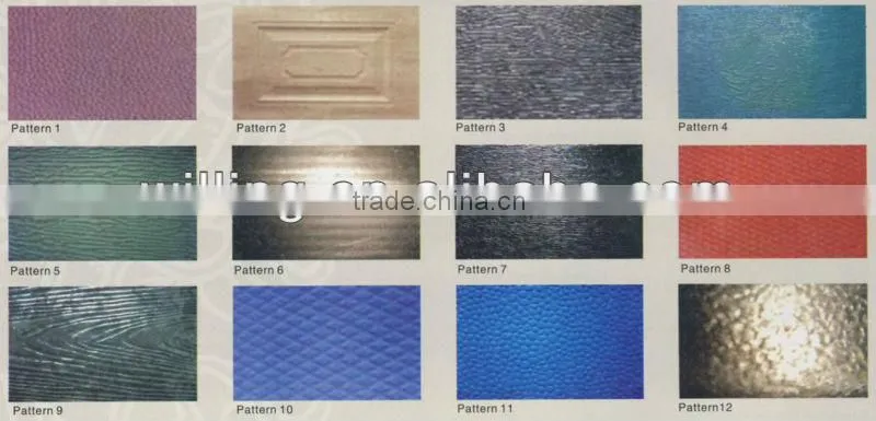 color sheet metal embossing/simple sheet metal embossing machine