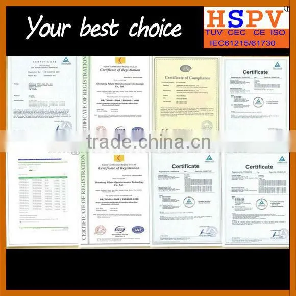Solar Energy 280w Poly Solar Panel TUV Good Price