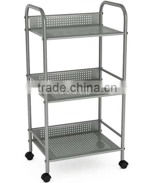 Icegreen Kitchen/Pantry/Hospital Use Three Shelf Utility Cart