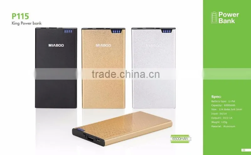 Real capacity 6000mah Charger external battery charger portable power bank with Dual USB for mobile phone