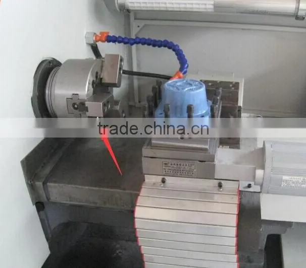 CK0625 horizontal mini cnc lathe machine with line tool