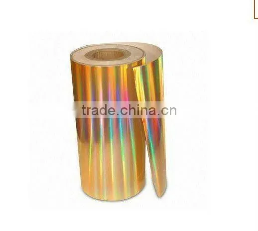 Aluminium foil with paper and hologram for cigarette packing