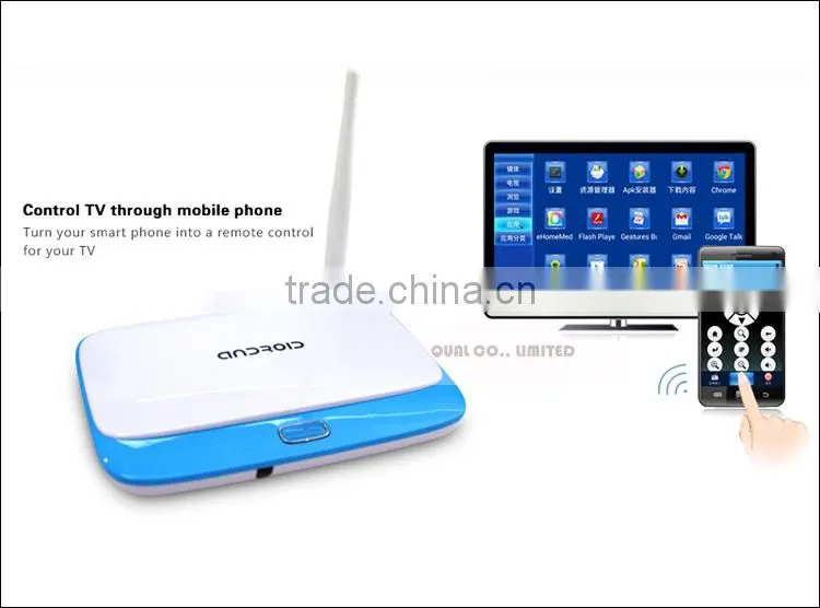 Smart tv box RK3188 wifi internet tv box 1080P XBMC Remote Control 2.0M 5.0M Camera Optional B