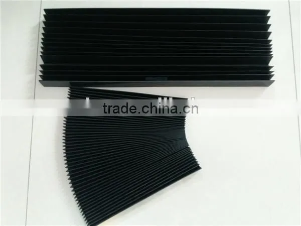 China gold supplier dustproof cloth and accordion rubber