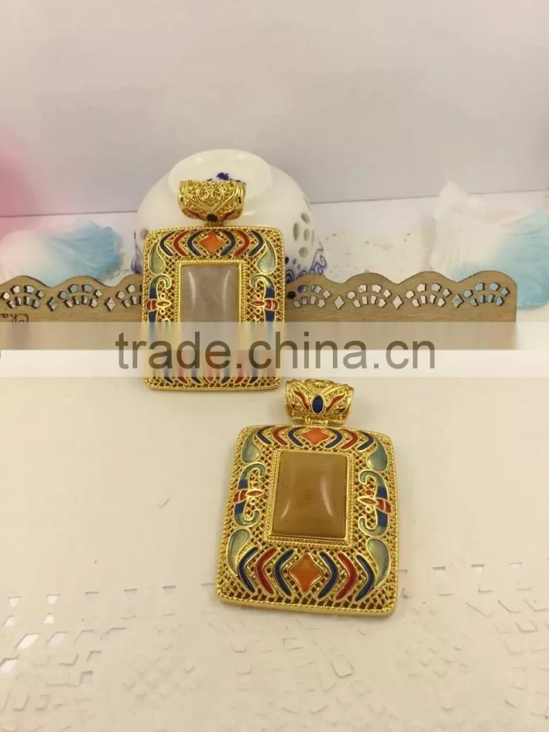 Alloy jewelry accessories by hand Tibetan silver pendant necklace pendant Vintage silver pendant pendant plating processing