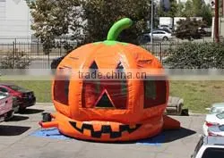 Seasonal Inflatable Halloween bounce jump house, Pumpkin bounce house