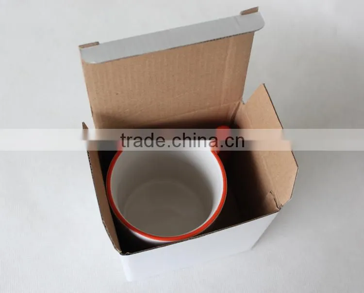Wholesale 11oz white ceramic sublimation cup blank sublimation mug for sublimation transfer machine