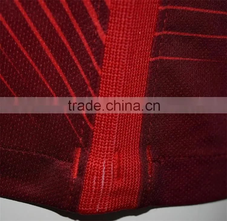 Customize a new style red color soccer jersey grade original european 2016