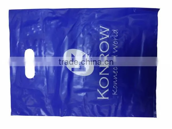 Cheap Custom logo 90 micron plastic bag