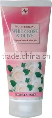 Night Face Cream "WHITE ROSE & OLIVE", Paraben Free, 50 ml. Made in EU, Private Label Available
