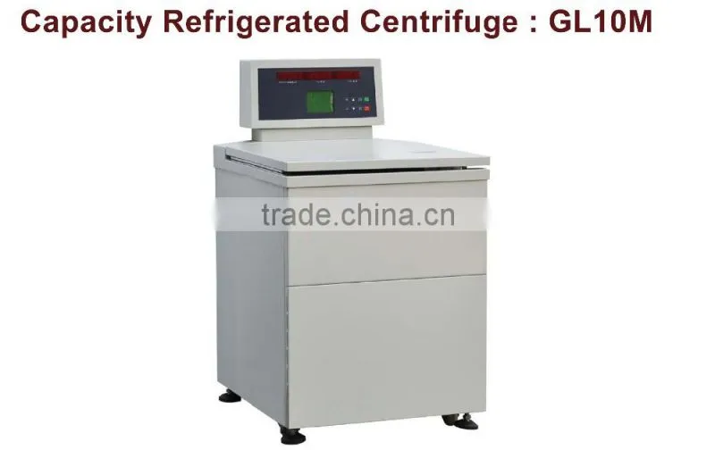 high speed GL10M capacity large refrigerated centrifuge