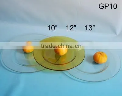 2016 new smooth glass plat for fruit