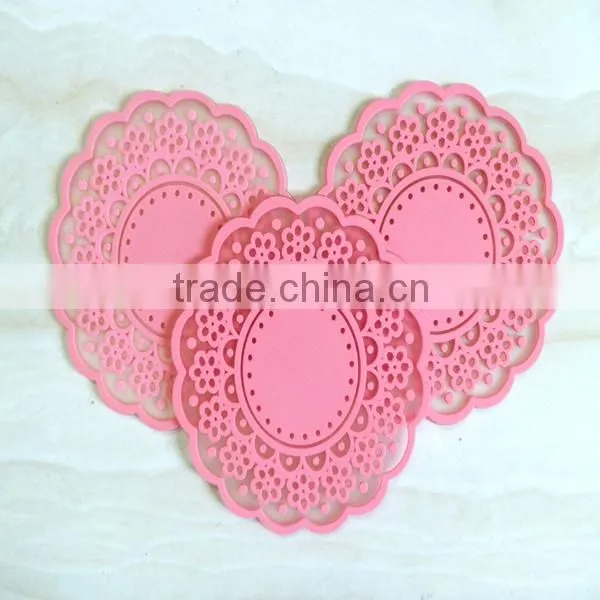 High Quality Custom Logo New Design pvc rubber coaster