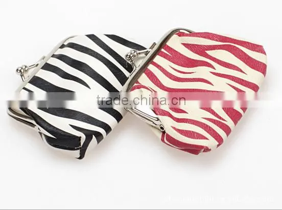 2014 Hot Selling Leoaprd Print Cheap Clip Coin Purse ZTCO-0003